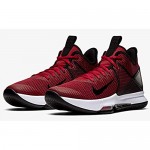 Nike Men's Basketball Shoe Nero Black Gym Red Uniform Red 002