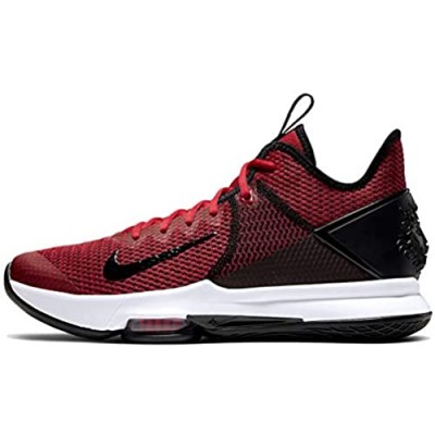 Nike Men's Basketball Shoe  Nero Black Gym Red Uniform Red 002