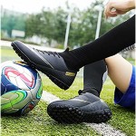 QZO Mens Soccer Cleats Professional Spikes Soccer Shoes Indoor/Outdoor Competition/Training/Athletic Big Boy's Sneakers