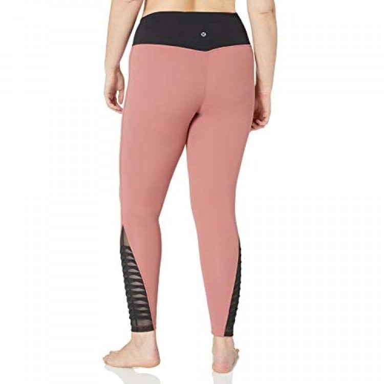 Brand - Core 10 Women's Icon Series 'Fierce Pleats' Yoga 7/8 Crop Legging - 24