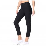EVCR High Waisted Capri Leggings for Women - Athletic Tummy Control Yoga Pants for Workout