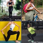 Joyshaper Women's Mesh Capri Leggings with Pockets 3/4 Length Running Crop Tights Workout Yoga Pants