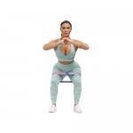 SweatyShark Women Workout Set Active 2 Pieces Camo Yoga Leggings with Adjustable Sports Bra
