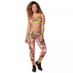 Zumba Dance Butt Lift Workout Pants Athletic Fitness Piped Leggings for Women