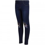 dELiAs Girls’ Super Stretch Denim Jegging Jeans with Knee Embroidery