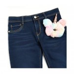WallFlower Girl's Skinny Soft Stretch Jeans with Rips and Tear