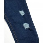 WallFlower Girl's Skinny Soft Stretch Jeans with Rips and Tears