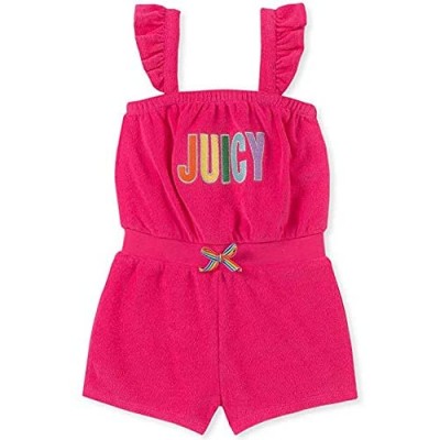 Curvy Juicy Logo Romper Toddler Girl Size 3T Watermelon Pink