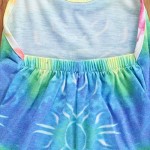 Gueuusu Baby Summer Jumpsuits for Girls Kids Cute Backless Tie Dye Harem Strap Romper Jumpsuit Toddler Pants Size 2-6Y