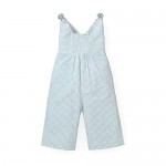 Hope & Henry Girls' Wide Leg Sleeveless Jumpsuit with Bow Shoulders