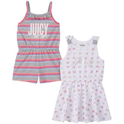 Juicy Couture Girls' 2 Pieces Pack Romper and Dress