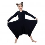 Loxdonz Girl's Long Sleeve Jumpsuit Casual Stretchy Romper Long Dress 5-13 Years Kids