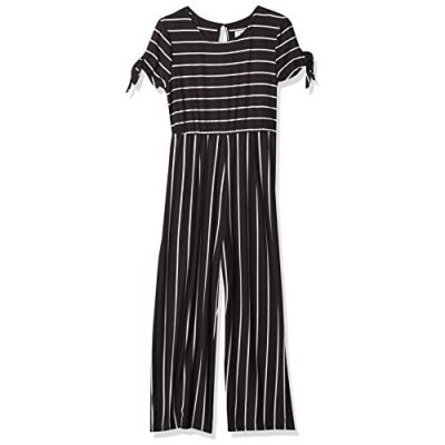 Speechless Girls' Striped Cropped Jumpsuit
