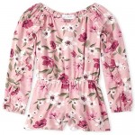 The Children's Place Girls' Floral Ruffle Romper