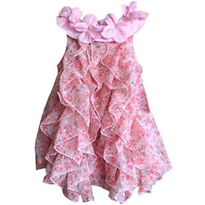 WZSYGDTC 0-24 Months Baby Party Dress Infant Girls One-Piece Romper Jumpsuit