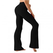 BUBBLELIME 29"/31"/33"/35"/37" 4 Styles Women's High Waist Bootcut Yoga Pants Basic/Out Pockets Tummy Control Workout Flare