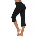 ChinFun Women's Yoga Capri Pants 20/ 21/ 22 Inseam Workout Bootcut Straight Leg Lounge Crop Leggings Athletic Pants