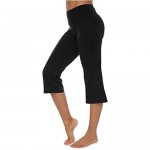 ChinFun Women's Yoga Capri Pants 20/ 21/ 22 Inseam Workout Bootcut Straight Leg Lounge Crop Leggings Athletic Pants