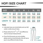 HOFI High Waist Yoga Pants for Women 4 Way Stretch Tummy Control Workout Leggings with Pockets