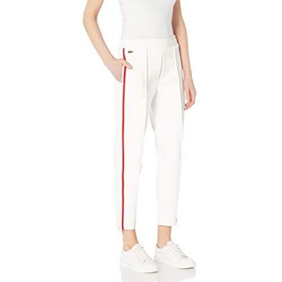 Lacoste Women's Straight Leg Side Piping Tracktrouser Pant