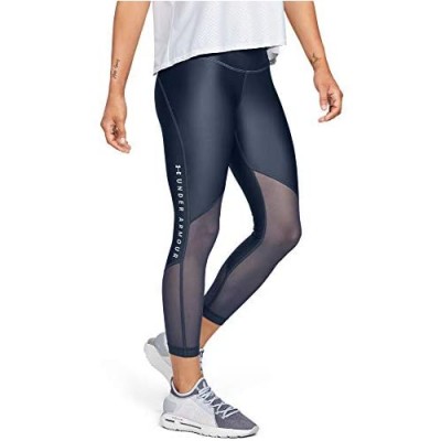 Under Armour Women's Heatgear Armour High Waisted Mesh Ankle Crop - Graphic