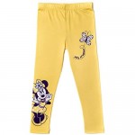 Disney Minnie Mouse Girls 3 Pack Leggings Yellow/Grey/Navy