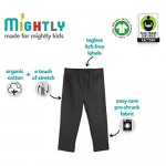 Mightly Girls' Cropped Leggings | Organic Cotton Fair Trade Certified 2-Pack Toddler and Kids Clothes Set
