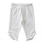 THEE BRON Toddler/Little Girls Cotton Capri Crop Summer Leggings Pants