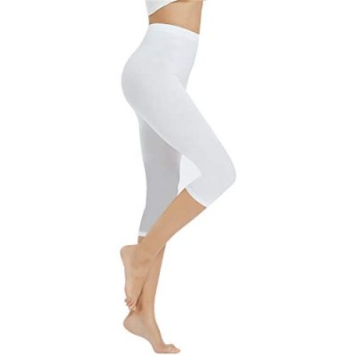V Vaborous Women's Buttery Soft Leggings Lightweight Capris Shorts Hight Waisted Yoga Pants Summer Lounge Pants