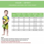 Karrack Kid One Piece Rash Guard Swimsuit Water Sport Short Swimsuit UPF 50+ Sun Protection Bathing Suits for Boy