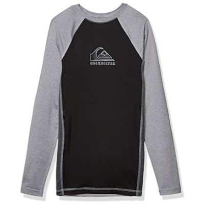 Quiksilver Boys' Big Backwash Long Sleeve Youth Rashguard Surf Shirt