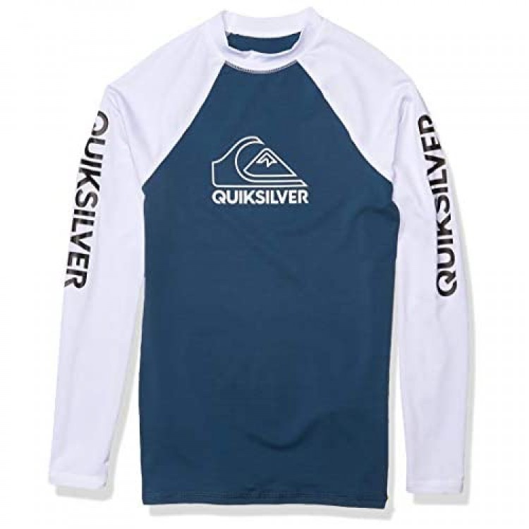 Quiksilver Boys' Big Tour Long Sleeve Youth Rashguard Surf Shirt
