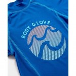 Body Glove Boys' 2-Piece UPF 50+ Rash Guard and Swimsuit Trunks Set (Little Boys/Big Boys)