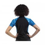 Aqua Design Short Sleeve Rash Guard Women UPF 50+ UV Protection Swim Shirt Top