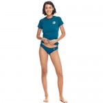 Body Glove Women's Smoothies in-Motion Solid Short Sleeve Rashguard with UPF 50+