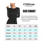 COOrun Women's Long Sleeve UPF 50+ Sun Protection Shirts Dri Fit Athletic Tops for Running Hiking
