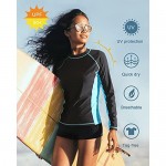isnowood Rash Guard Women Swimsuit Long Sleeve UPF 50+ UV Sun Protection Shirts Surfing Bathing Swimwear Tops