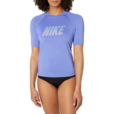 Nike Women's UPF 40+ Short Sleeve Rashguard Swim Tee