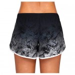 APTRO Women's Floral Swim Shorts with Pockets Elastic Waistband Swimsuits Bottoms Board Shorts Beachwear