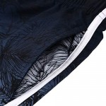 APTRO Women's Floral Swim Shorts with Pockets Elastic Waistband Swimsuits Bottoms Board Shorts Beachwear