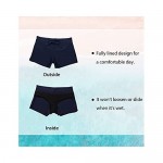 Bonneuitbebe Women's Swim Shorts Bathing Suit Bottoms Drawstring Swimsuit Boy Shorts