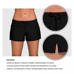 KEASUZY Plus Size Swimwear Tankini Bottom Women Summer Sports Swim Beach Board Shorts S-3XL
