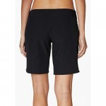 Nautica Women's Solid 9 Core Stretch Boardshort with Adjustable Waistband Cord