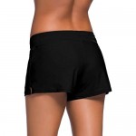 QDASZZ Women's Adjustable Swimsuit Tankini Bottom Board Shorts Comfort Quick Dry Stretch Board Short