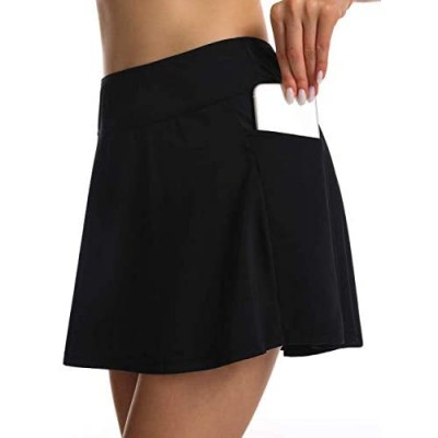 Septangle Women's Swim Skirts Tankini Bottom with Side Pocket Swimsuit