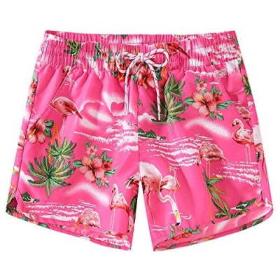 SSLR Womens Board Shorts Quick Dry Printed Swimwear Bathing Suits for Women