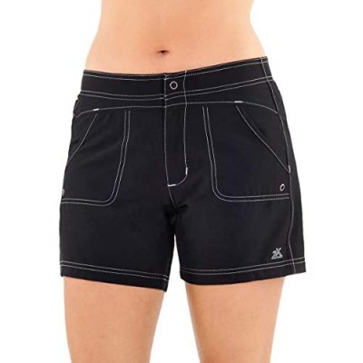 ZeroXposur Women's Sporty Stretch Woven Hybrid Short Bottom