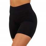 Aurgelmir Women's Workout Shorts High Waist Booty Gym Yoga Pants Butt Lifting Sports Leggings Basic Biker Shorts