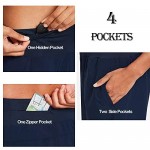 BALEAF Women's 7 Running Shorts with Liner Quick-Dry Athletic Sport Shorts Back Zipper Pocket