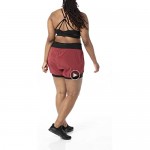 Brand - Core 10 Women's (XS-3X) Knit Waistband '2-in-1' Run Short with Built-in Compression Short